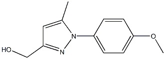 3-HYDROXYMEHTYL-5-METHYL-N(4-METHOXY PHENYL)-PYRAZOLE Structure