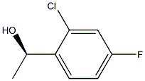 (1R)-1-(2-CHLORO-4-FLUOROPHENYL)ETHANOL Structure