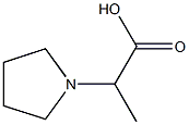 2-PYRROLIDIN-1-YLPROPANOIC ACID 구조식 이미지