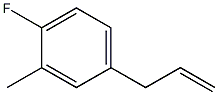 3-(4-FLUORO-3-METHYLPHENYL)-1-PROPENE 97% Structure