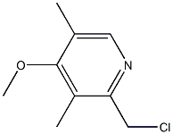 2-CHLOROMETHYL-3.5-DIMETHY-4-METHOXY-PYRIDINE Structure