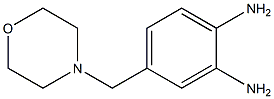 4-MORPHOLIN-4-YLMETHYL-BENZENE-1,2-DIAMINE 구조식 이미지