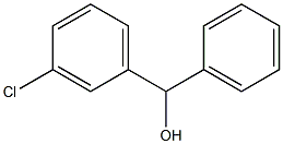 3-CHLOROBENZHYDROL 97% 구조식 이미지