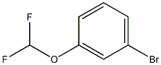 1-BROMO-3-(DIFLUOROMETHOXY)BENZENE, 97+% 구조식 이미지