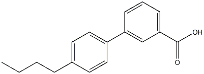 3-(4-N-BUTYLPHENYL)BENZOIC ACID 97% Structure