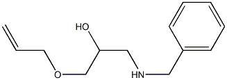 1-Allyloxy-3-benzylamino-propan-2-ol Structure