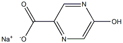 5-HYDROXY-2-PYRAZINE-CARBOXYLIC ACID SODIUM SALT 구조식 이미지