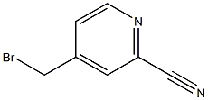 4-BROMOMETHYL-2-CYANO-PYRIDINE Structure