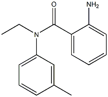 2-AMINO, (N-ETHYL,N-M-TOLYL )BENZAMIDE Structure