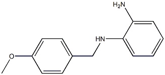 N-(4-METHOXY)-BENZYL O-PHENYLENE DIAMINE 구조식 이미지