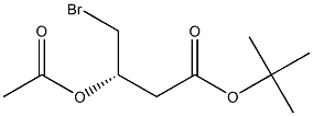 T-BUTYL (S)-3-ACETOXY-4-BROMOBUTANOATE 구조식 이미지