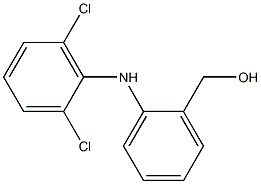 2-[(2,6-DICHLOROPHENYL)AMINO]BENZYL ALCOHOL 구조식 이미지