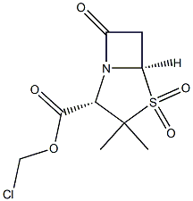 CHLOROMETHYL PENICILLANATE 1,1-DIOXIDE Structure
