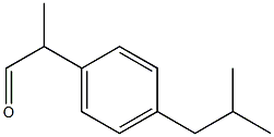 2-(4-ISOBUTYLPHENYL)PROPYLALDEHYDE Structure