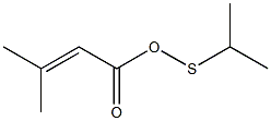 ISOPROPYLTHIO-3-METHYLCROTONATE 구조식 이미지