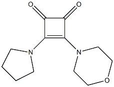 3-MORPHOLINO-4-PYRROLIDINO-3-CYCLOBUTENE-1,2-DIONE Structure