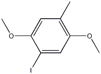 2,5-DIMETHOXY-4-METHYLIODOBENZENE 구조식 이미지