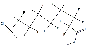 9-CHLOROPERFLUORONONANOIC ACID METHYL ESTER Structure