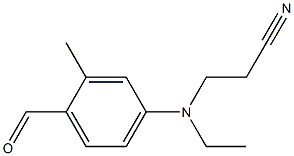 N-CYANOETHYL-N-ETHYL-2-METHYL-4-AMINOBENZALDEHYDE 구조식 이미지