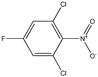 2,6-DICHLORO-4-FLUORONITROBENZENE 구조식 이미지