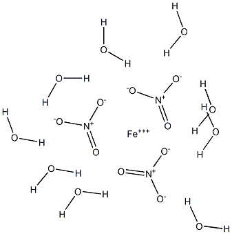 IRON(III) NITRATE NONAHYDRATE PURE Structure