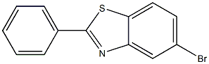 5-BROMO-2-PHENYL BENZOTHIAZOLE 구조식 이미지