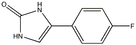 4-(4-Fluoro-phenyl)-1,3-dihydro-imidazol-2-one
 구조식 이미지