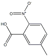 2-Nitro-5-methylbezoic acid 구조식 이미지