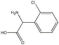 alpha-amino(2-chlorophenyl)acetate 구조식 이미지