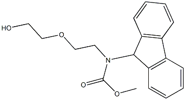 5-(9-Fluorenylmethyloxycarbonyl-amino)-3-oxa-1-pentanol Structure