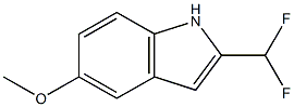 2-(DIFLUOROMETHYL)-5-METHOXY-1H-INDOLE Structure