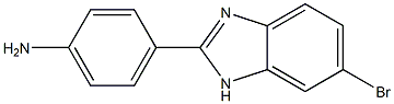 4-(6-BROMO-1H-BENZO[D]IMIDAZOL-2-YL)BENZENAMINE Structure