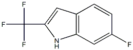 6-FLUORO-2-(TRIFLUOROMETHYL)-1H-INDOLE Structure