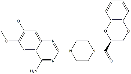S-DOXAZOSIN Structure
