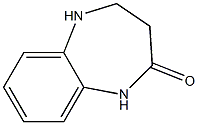 4,5-DIHYDRO-1H-BENZO[B][1,4]DIAZEPIN-2(3H)-ONE 구조식 이미지