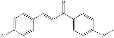 (E)-3-(4-chlorophenyl)-1-(4-methoxyphenyl)prop-2-en-1-one Structure