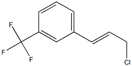 3-(trifluoromethyl)cinnamyl chloride Structure