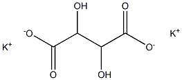 DL-Potassium tartrate Structure