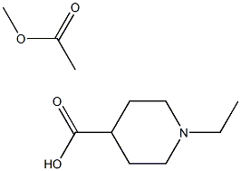 METHYL N-ETHYL ACETATE-4-PIPERIDINE CARBOXYLATE 구조식 이미지