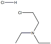 N,N-DIETHYLAMINO CHLOROETHANE HCL 구조식 이미지