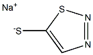 SODIUM SALT OF 5-MERCAPTO-1,2,3-THIADIAZOLE 구조식 이미지