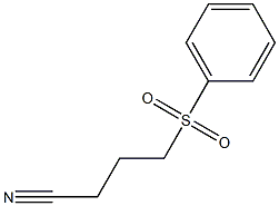 4-PHENYLSULFONYLBUTYRONITRILE 구조식 이미지