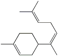 (5Z)-2-methyl-6-(4-methyl-1-cyclohex-3-enyl)hepta-2,5-diene Structure