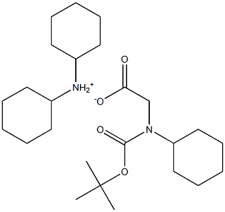 Boc-D--cyclohexylglycine  dicyclohexylamine salt 구조식 이미지