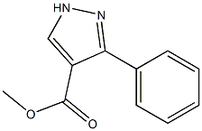 3-PHENYL-1H-PYRAZOLE-4-CARBOXYLIC ACID METHYL ESTER 구조식 이미지