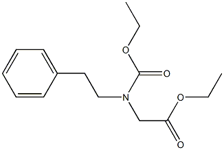 (BENZYL-ETHOXYCARBONYLMETHYL-AMINO)-ACETIC ACID ETHYL ESTER Structure