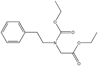 (BENZYL-ETHOXYCARBONYLMETHYL-AMINO)-ACETIC ACID ETHYL ESTER 구조식 이미지