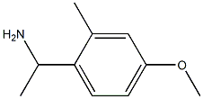 1-(4-METHOXY-2-METHYLPHENYL)ETHANAMINE Structure