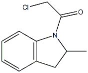 1-(CHLOROACETYL)-2-METHYLINDOLINE Structure
