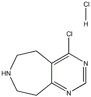 4-CHLORO-6,7,8,9-TETRAHYDRO-5H-PYRIMIDO[4,5-D]AZEPINE HYDROCHLORIDE Structure